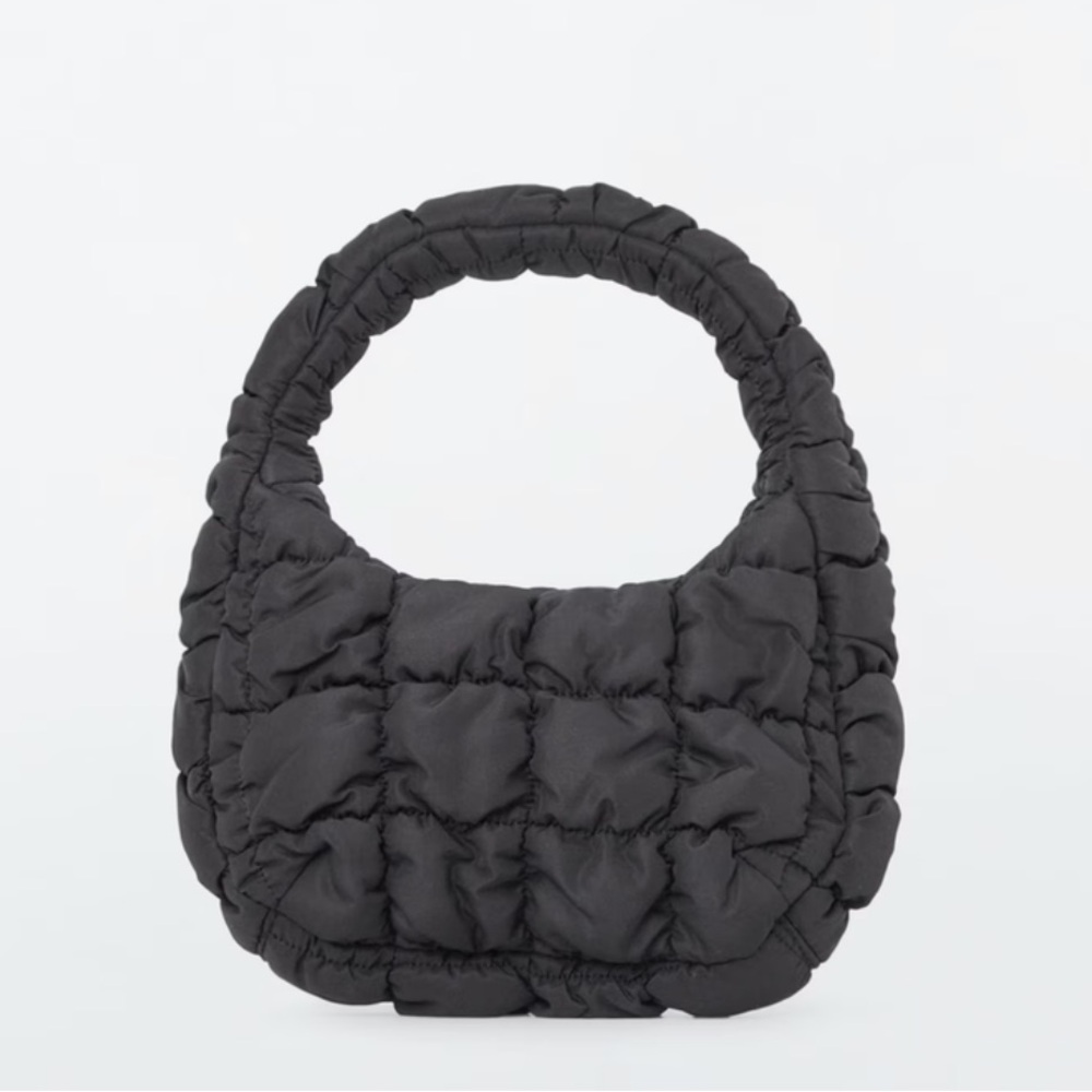 COS Quilted Micro Bag - Black
